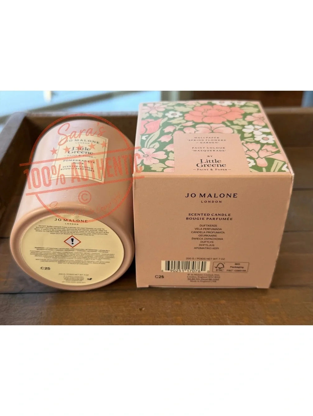 Jo Malone London Little Greene Pomegranate Noir Scented Candle 7oz/200g NIB